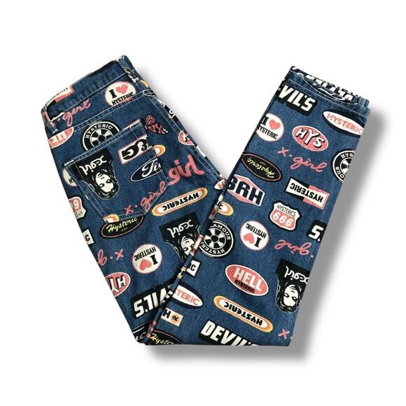 Hysteric Glamour x X-Girl AOP Pants - Picture 2 of 6